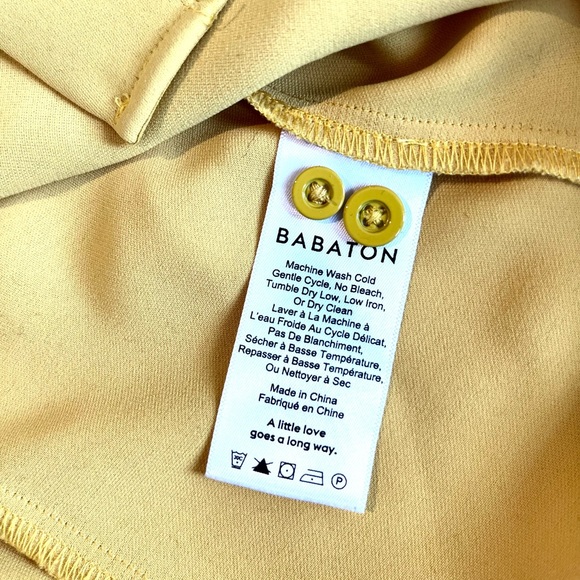 Aritzia Babaton Harrison Acacia Button-Down Matte-Satin Shirt - Picture 13 of 14